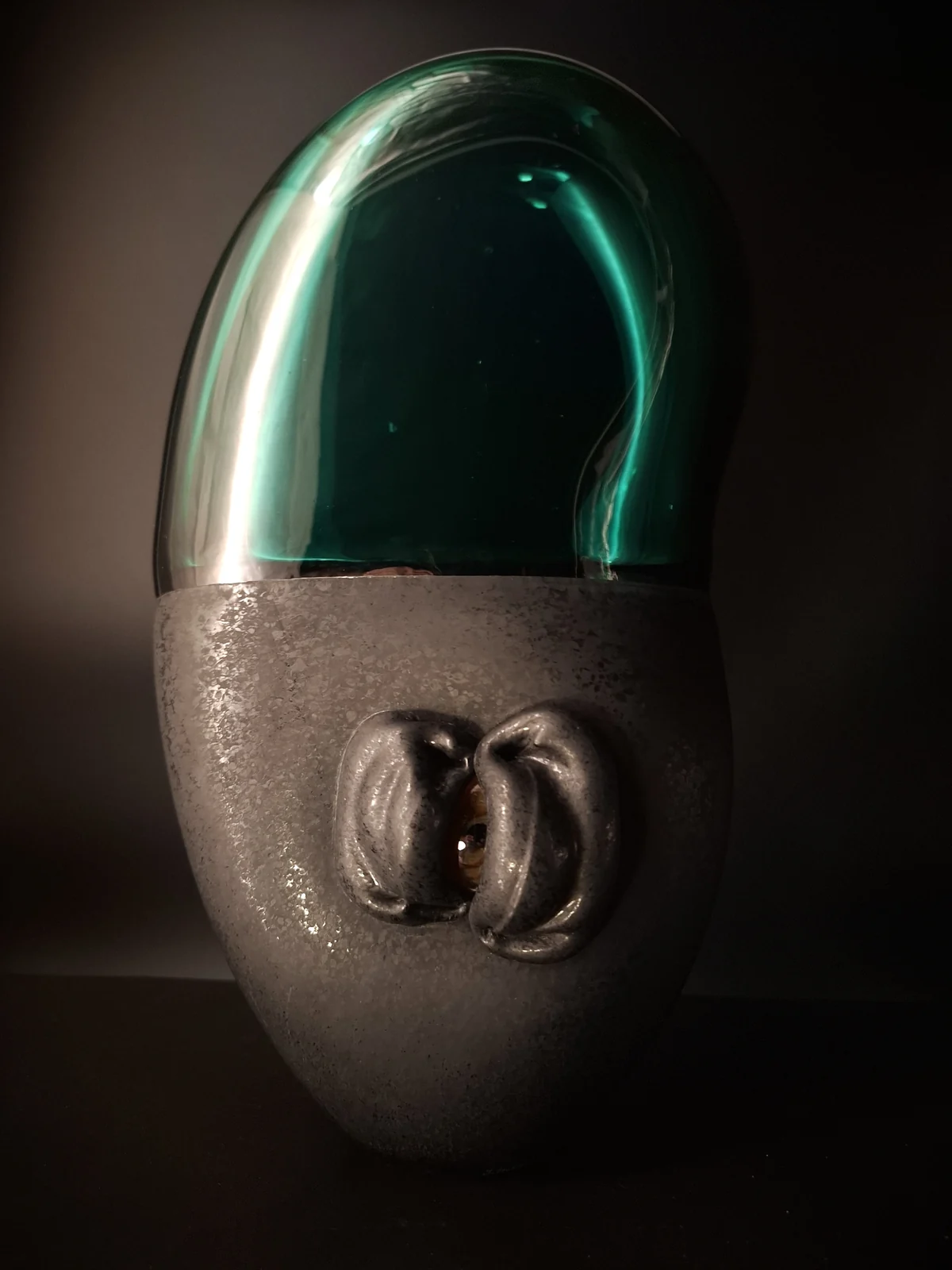 Glass artwork detail