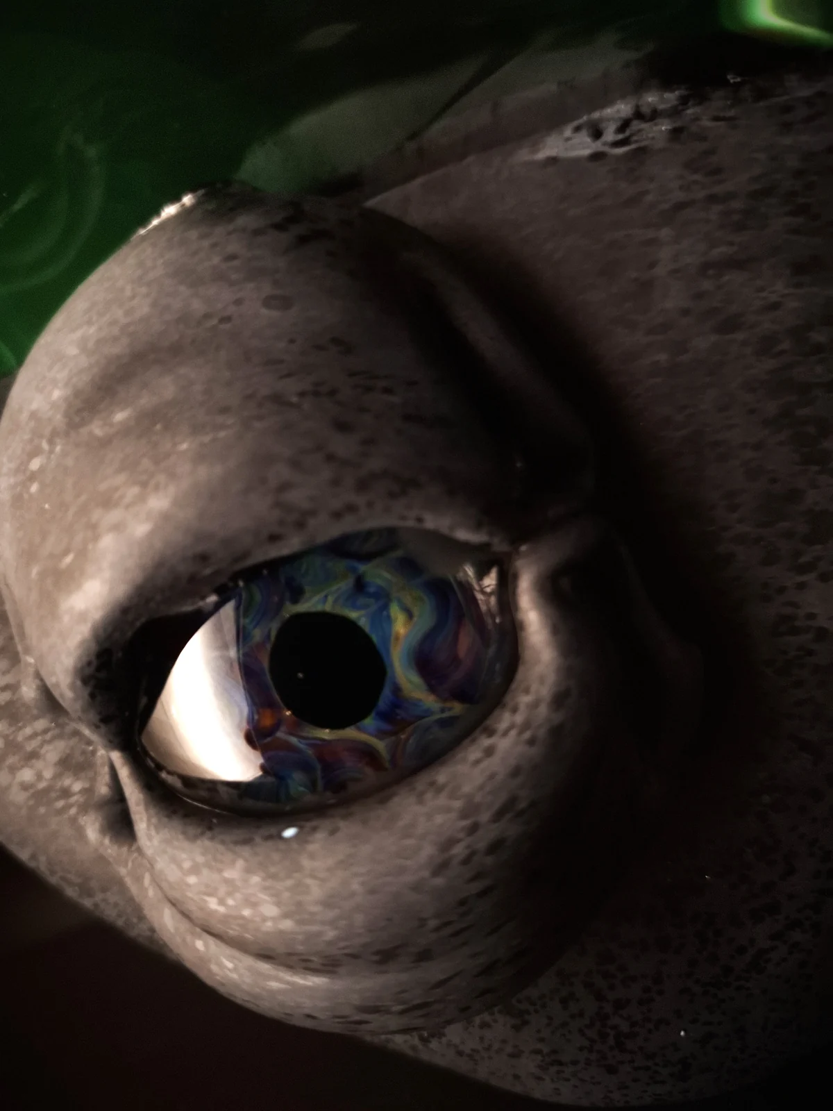 Glass artwork detail