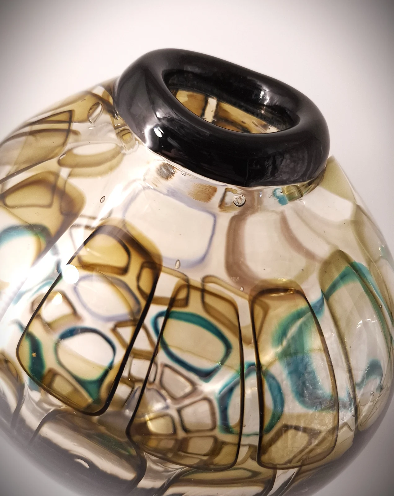Glass artwork detail